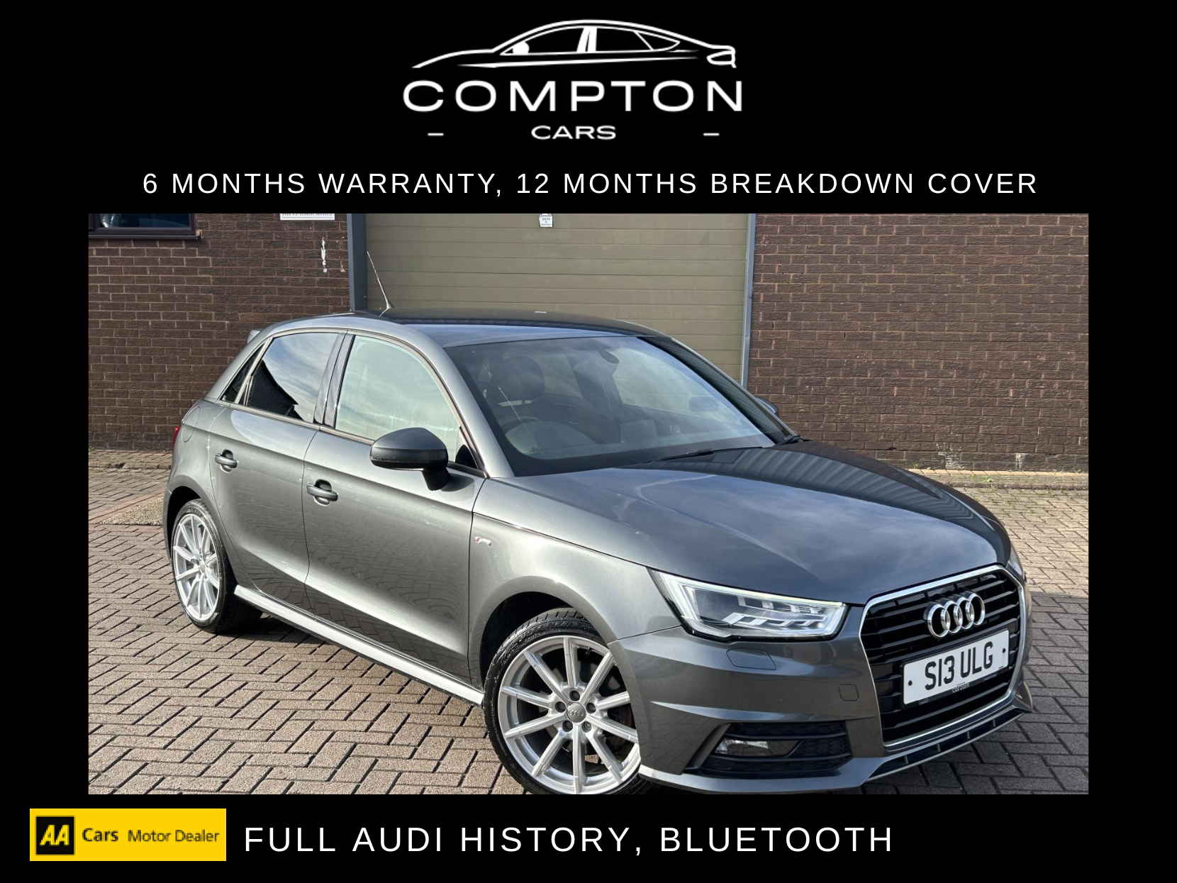 Audi A1 1.4 TFSI S line Sportback 5dr Petrol Manual Euro 6 (s/s) (125 ps)